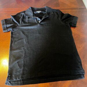 Croft & Barrow Black Signature‎ Polo Shirt Mens M 100% Cotton